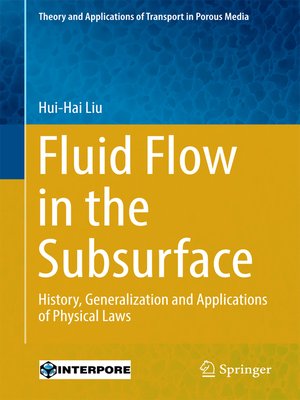 cover image of Fluid Flow in the Subsurface
